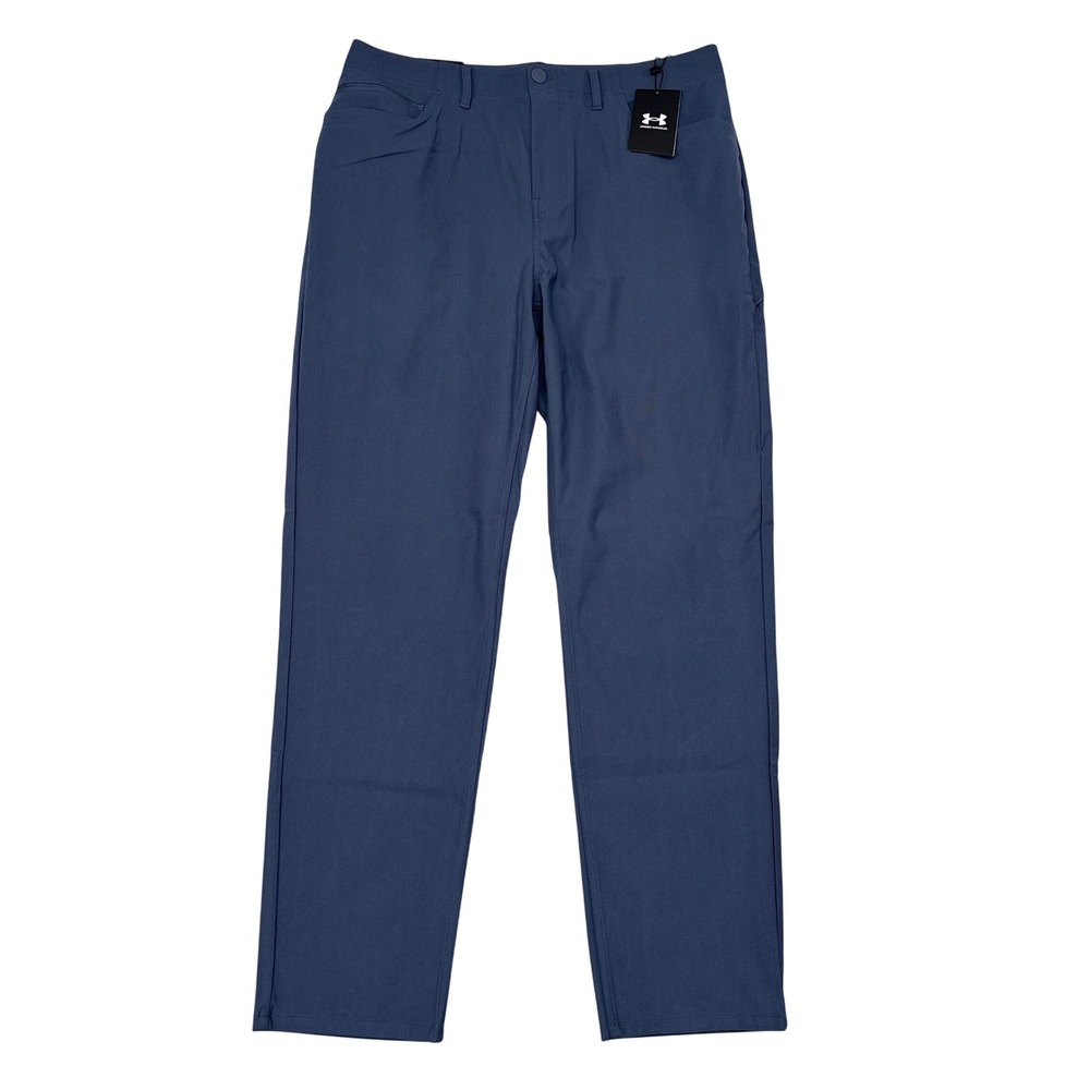 Under Armour Pants Mens 34 x 30 Blue UA Unstoppable 7 Pocket Smart Casual NWT